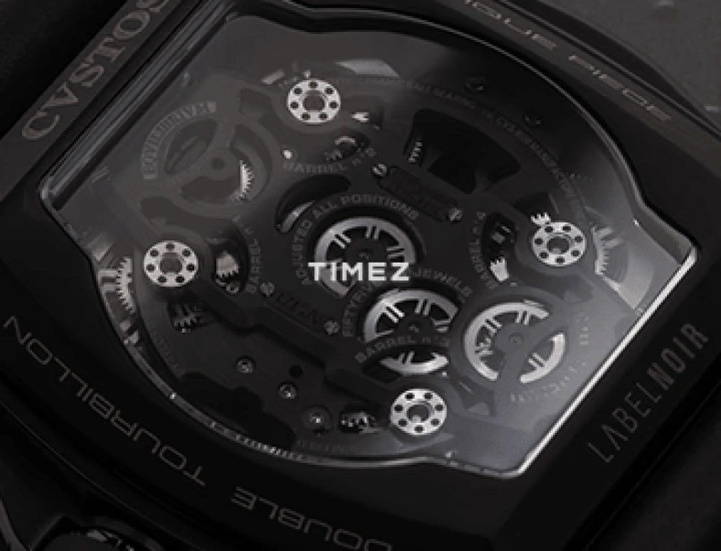 Label Noir,Other 41mm,41mm,Titanium,Grey,White,Automatic,Tourbillon,Hollow Out,LN CV01