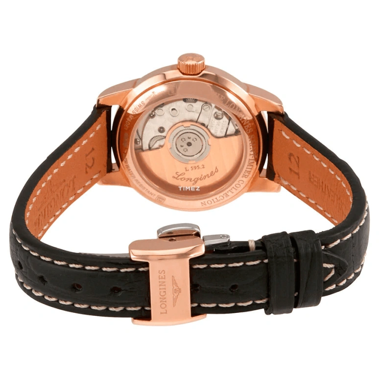 Longines,Saint Imier 26mm,26mm,Rose Gold,Silver,Automatic,Day,40hours,L2,L2.263.8.72.3