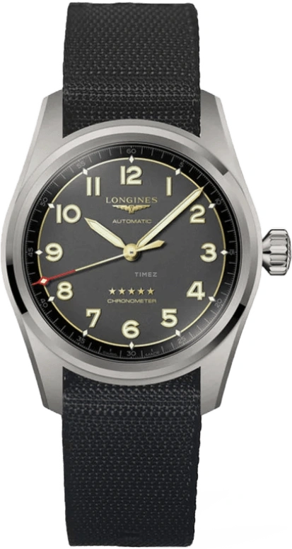 Longines,Spirit 40mm,40mm,Titanium,Grey,Automatic,64hours,In-house Caliber,L3,L3.810.1.53.2