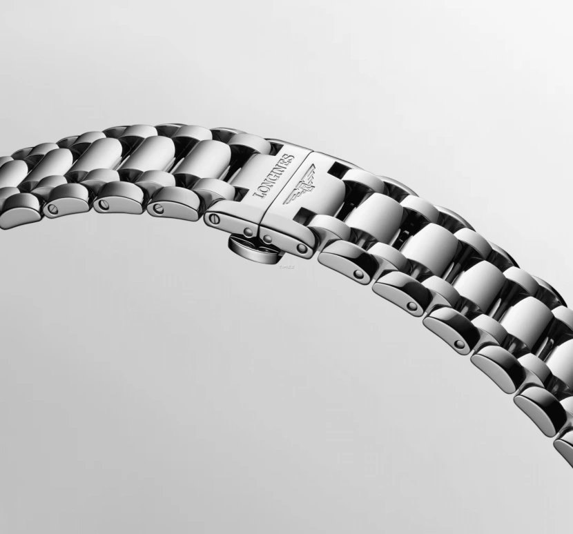 浪琴,心月 34毫米,34毫米,精钢,蓝色,自动上弦,月相,日历,L8,L8.126.4.97.6