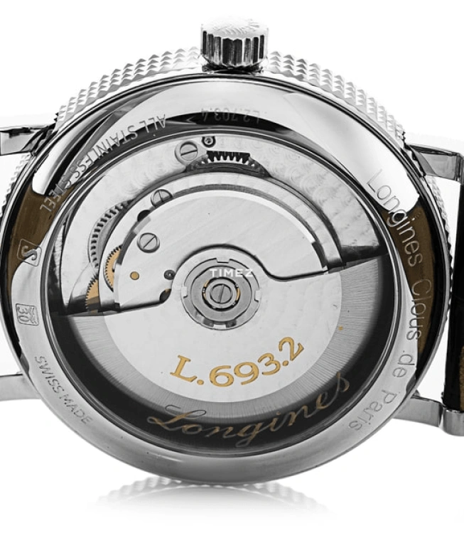 Longines,Clous de Paris 42mm,42mm,Stainless Steel,White,Automatic,Day,Power Reserve Indicator,L2,L2.703.4.16.0