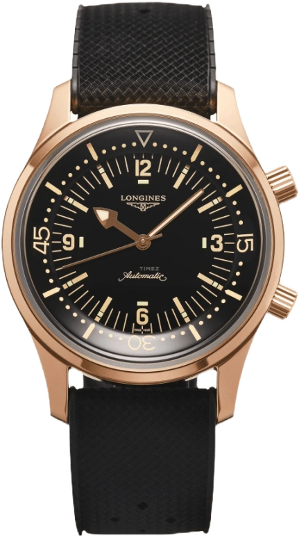 Longines,Heritage Classic 42mm,42mm,Red Gold,Black,Automatic,65hours,In-house Caliber,L3,L3.774.8.58.9