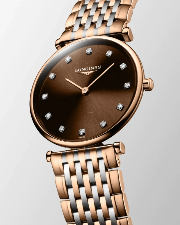 Longines,La Grande Classique 29mm,29mm,Stainless Steel,Coffee,Quartz,In-house Caliber,Sapphire,L4,L4.512.1.67.7