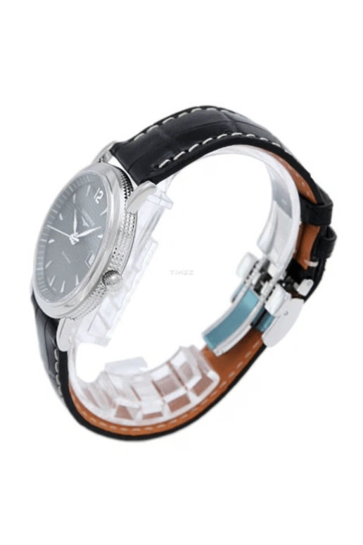 Longines,Clous de Paris 36mm,36mm,Stainless Steel,Black,Automatic,Day,42hours,L2,L2.707.4.56.0