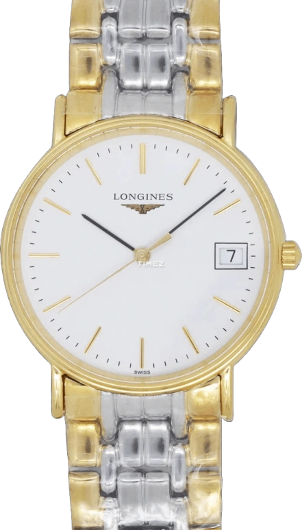 Longines,Presence 33mm,33mm,Stainless Steel,White,Quartz,Day,26280hours,L4,L4.819.2.12.7