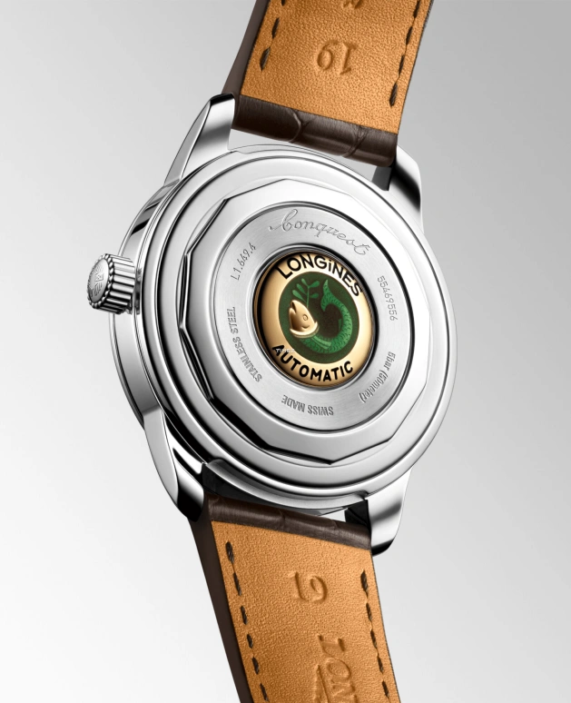Longines,Conquest Heritage 38mm,38mm,Stainless Steel,Brown,Automatic,Anti-magnetic,72hours,L1,L1.649.4.62.2