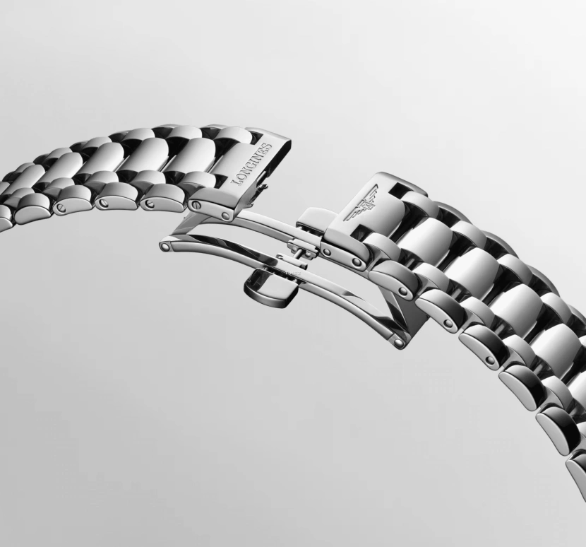 浪琴,心月 34毫米,34毫米,精钢,银色,自动上弦,日历,64小时,L8,L8.124.0.71.6