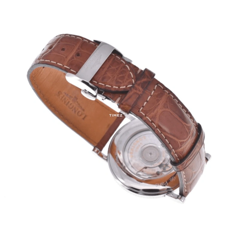 Longines,Clous de Paris 40mm,40mm,Stainless Steel,White,Automatic,Day,42hours,L2,L2.684.4.16.2