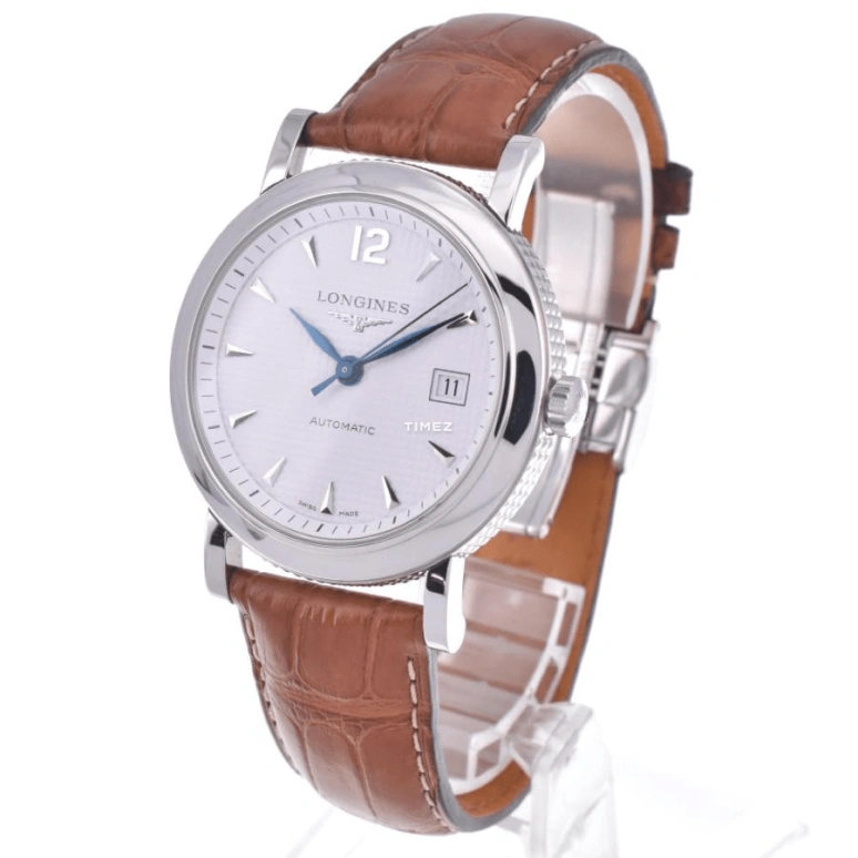 Longines,Clous de Paris 40mm,40mm,Stainless Steel,White,Automatic,Day,42hours,L2,L2.684.4.16.2