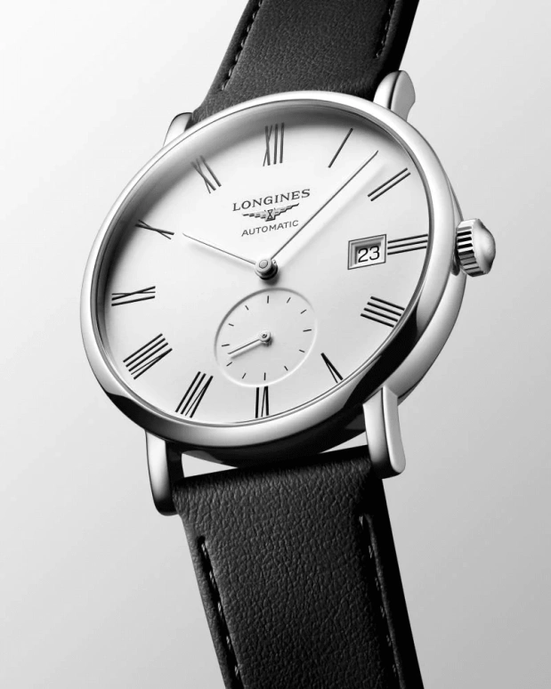 Longines,Elegant 39mm,39mm,Stainless Steel,White,Automatic,Day,72hours,L4,L4.812.4.11.0