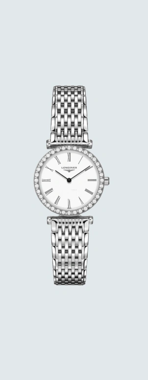 Longines,Elegant 24mm,24mm,Stainless Steel,White,Quartz,26280hours,In-house Caliber,L4,L4.341.0.11.6