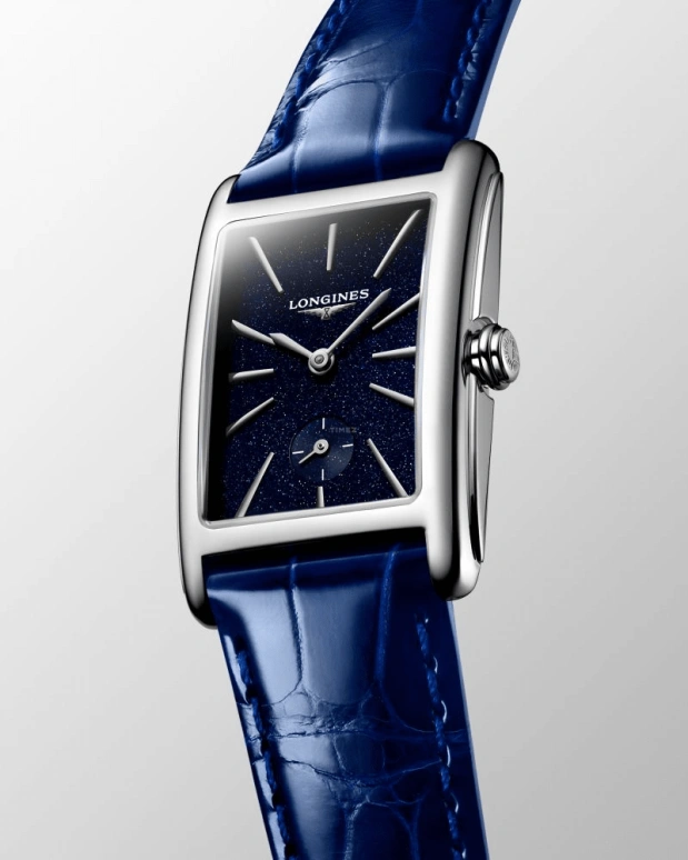 Longines,Elegant 20.80x32mm,20.80x32mm,Stainless Steel,Blue,Quartz,26280hours,In-house Caliber,L5,L5.255.4.93.2