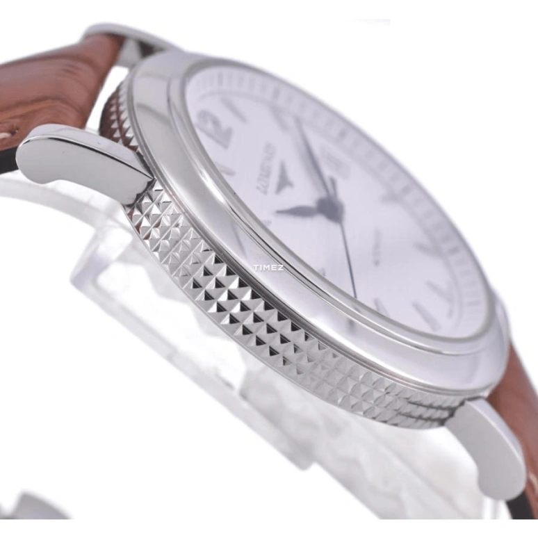 Longines,Clous de Paris 40mm,40mm,Stainless Steel,White,Automatic,Day,42hours,L2,L2.684.4.16.2