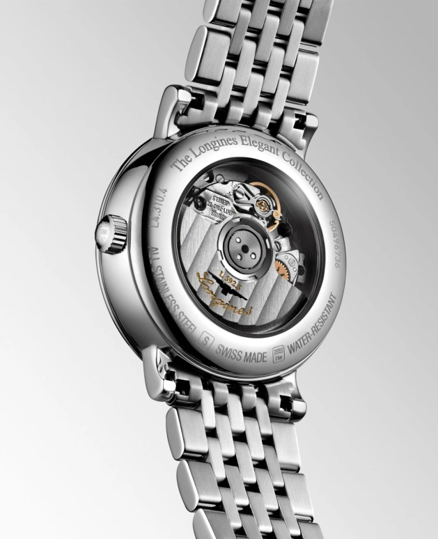 浪琴,博雅 29毫米,29毫米,精钢,白色,自动上弦,日历,40小时,L4,L4.310.4.80.6