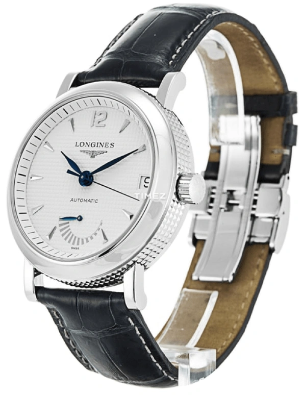 Longines,Clous de Paris 42mm,42mm,Stainless Steel,White,Automatic,Day,Power Reserve Indicator,L2,L2.703.4.16.0