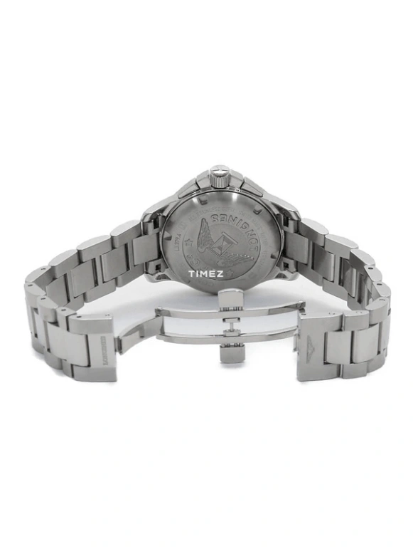 Longines,Conquest 36mm,36mm,Stainless Steel,Silver,Quartz,Chronograph,Day,L3,L3.379.4.76.6
