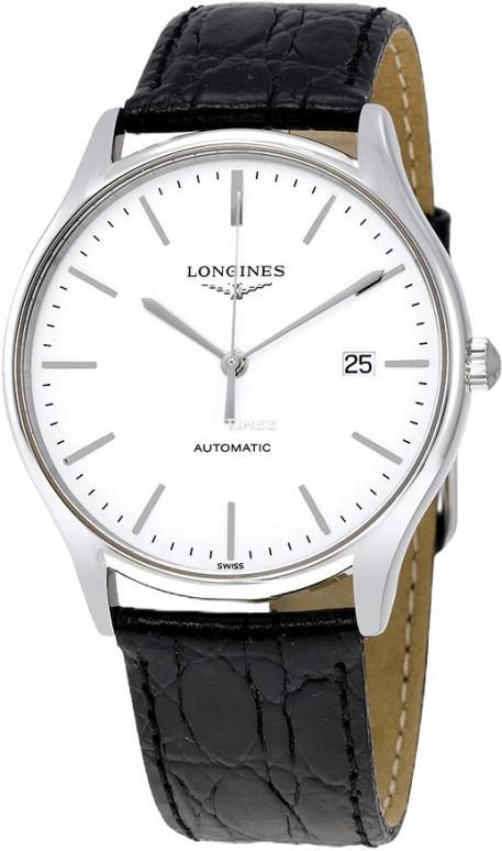 Longines,Lyre 38.50mm,38.50mm,Stainless Steel,White,Automatic,Day,65hours,L4,L4.960.4.12.2