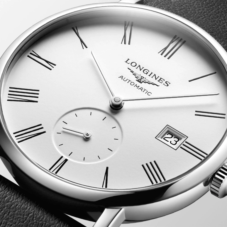 Longines,Elegant 39mm,39mm,Stainless Steel,White,Automatic,Day,72hours,L4,L4.812.4.11.0