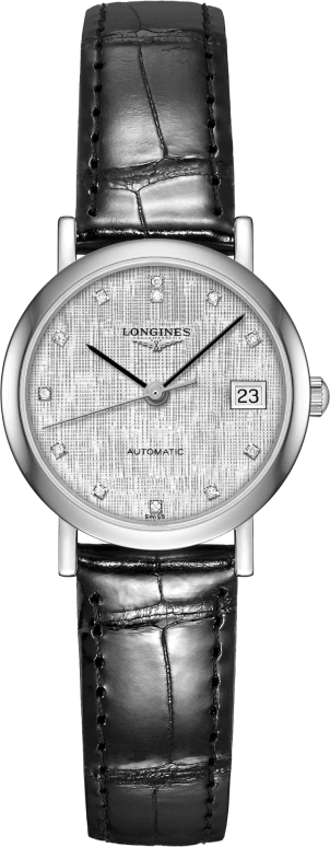 Longines,Elegant 25.50mm,25.50mm,Stainless Steel,Silver,Automatic,Date,40hours,L4,L4.309.4.77.2