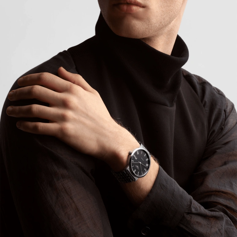 浪琴,博雅 41毫米,41毫米,精钢,黑色,自动上弦,日历,72小时,L4,L4.911.4.71.6