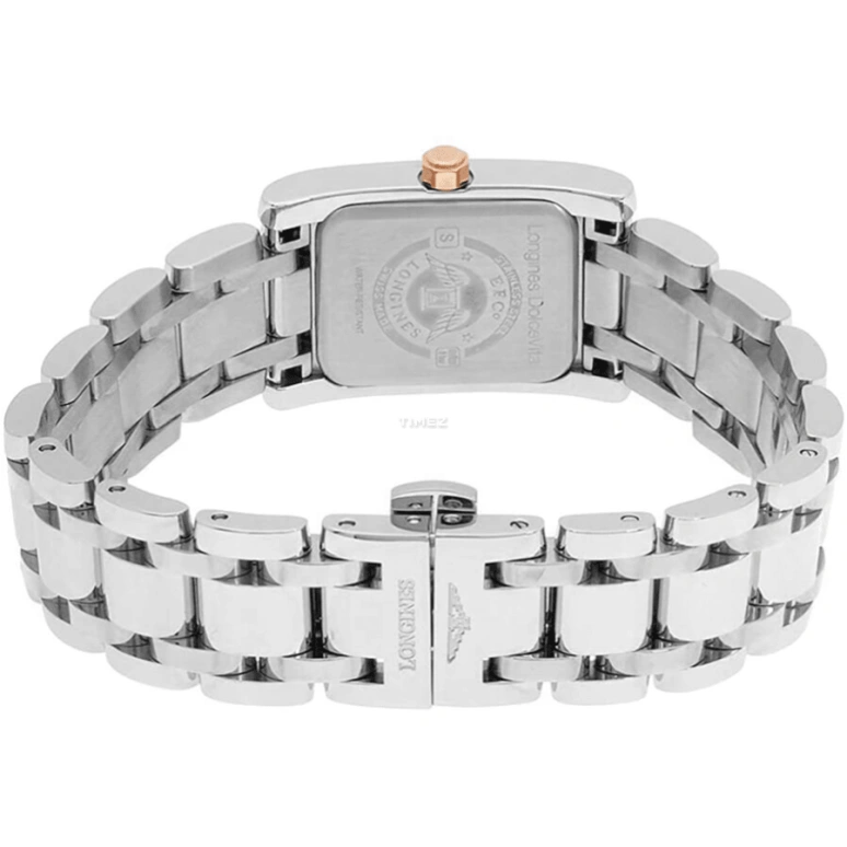 Longines,DolceVita 19.80x24.50mm,19.80x24.50mm,Stainless Steel,Rose Gold,White,Quartz,26280hours,In-house Caliber,L5,L5.155.5.18.6