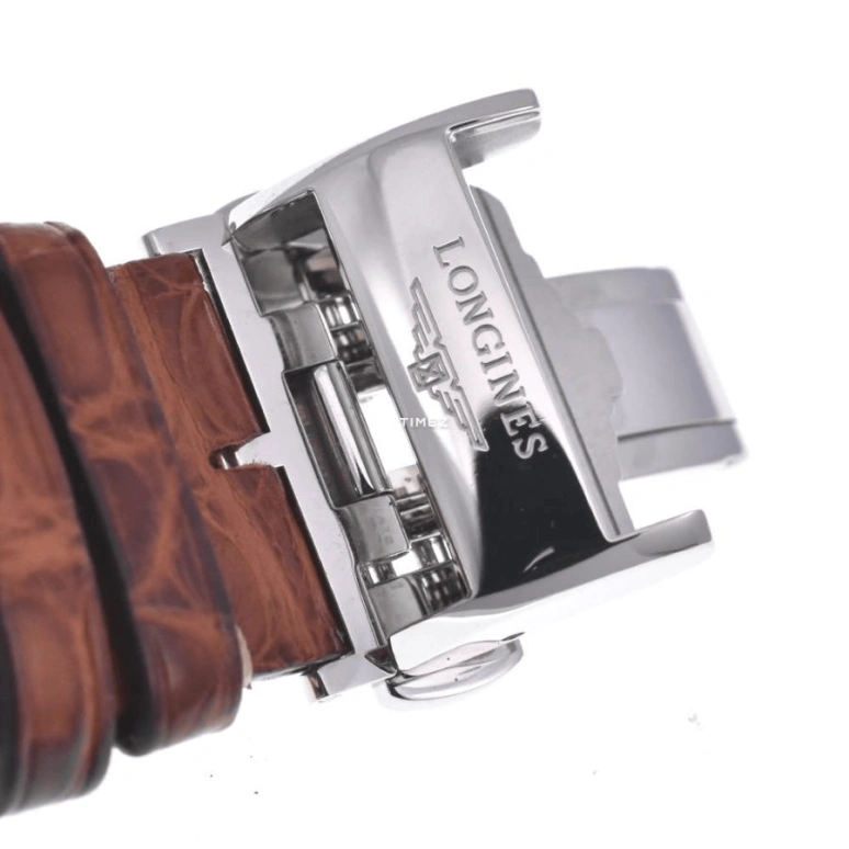 Longines,Clous de Paris 40mm,40mm,Stainless Steel,White,Automatic,Day,42hours,L2,L2.684.4.16.2