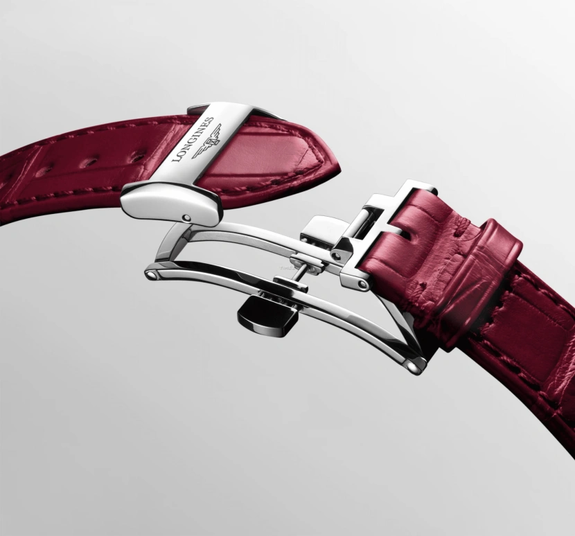 浪琴,心月 34毫米,34毫米,精钢,玫瑰金,银色,自动上弦,月相,日历,L8,L8.126.5.71.2