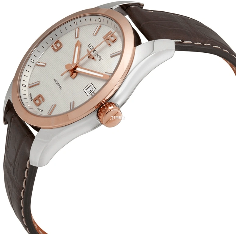 Longines,Heritage Classic 40mm,40mm,Stainless Steel,Rose Gold,Silver,Automatic,Day,72hours,L2,L2.785.5.76.3