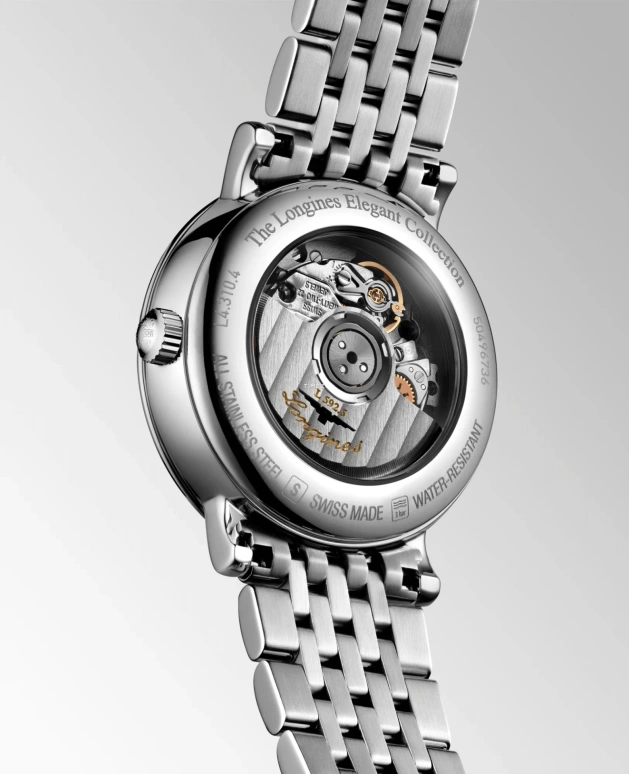 浪琴,博雅 29毫米,29毫米,精钢,白色,自动上弦,日历,40小时,L4,L4.310.4.19.6