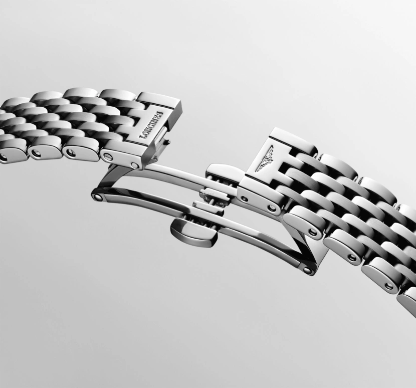 浪琴,博雅 29毫米,29毫米,精钢,白色,自动上弦,日历,40小时,L4,L4.310.4.19.6