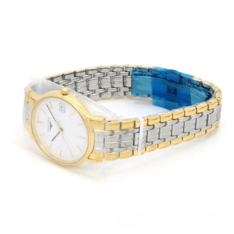 Longines,Presence 33mm,33mm,Stainless Steel,White,Quartz,Day,26280hours,L4,L4.819.2.12.7