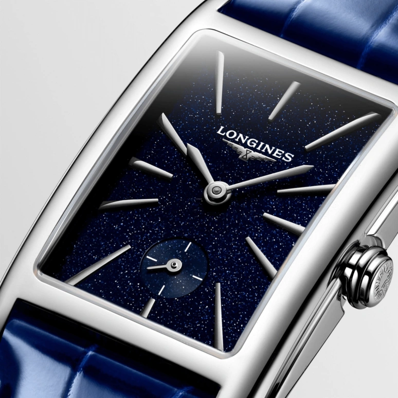 Longines,Elegant 20.80x32mm,20.80x32mm,Stainless Steel,Blue,Quartz,26280hours,In-house Caliber,L5,L5.255.4.93.2