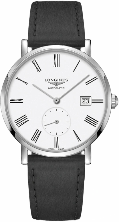 Longines,Elegant 39mm,39mm,Stainless Steel,White,Automatic,Day,72hours,L4,L4.812.4.11.0