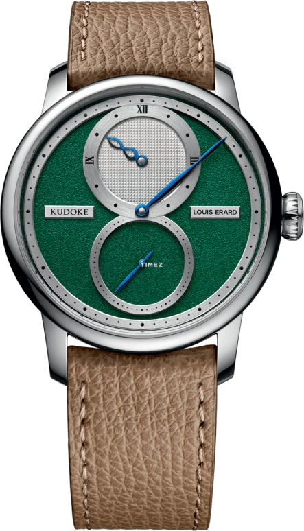 Louis Erard,Noirmont X 42mm,42mm,Stainless Steel,Green,Silver,Automatic,38hours,Sapphire,Crystal Glass,85237AA49,85237AA49.BVA17