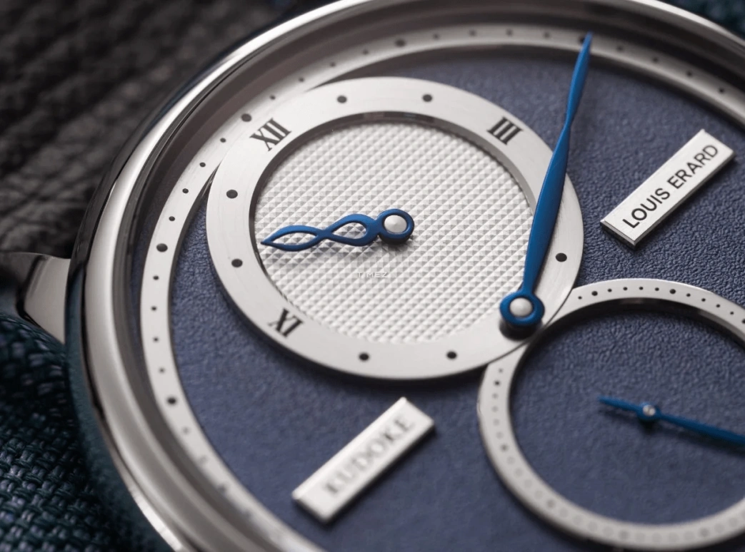 Louis Erard,Noirmont X 42mm,42mm,Stainless Steel,Blue,Silver,Automatic,38hours,Sapphire,Crystal Glass,85237AA45,85237AA45.BVA173