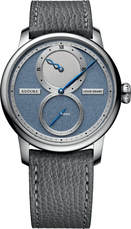 Louis Erard,Noirmont X 42mm,42mm,Stainless Steel,Blue,Silver,Automatic,38hours,Sapphire,Crystal Glass,85237AA45,85237AA45.BVA173