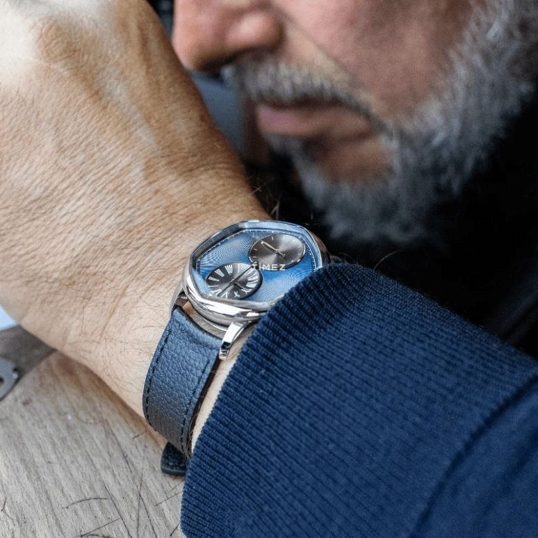 Louis Erard,Noirmont X 39mm,39mm,Stainless Steel,Blue,Smoky Coal,Automatic,38hours,Sapphire,Crystal Glass,85249AA01,85249AA01.BVA150
