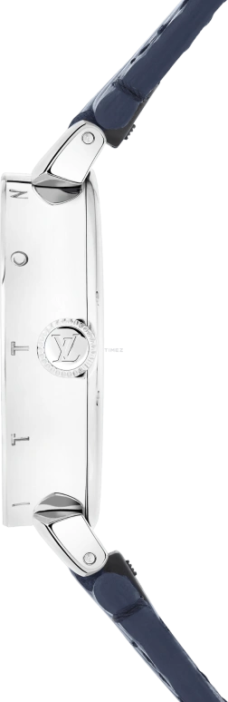 LOUIS VUITTON,Tambour Moon 35mm,35mm,Stainless Steel,Blue,Quartz,Dule Time,Sapphire,Crystal Glass,QBB182