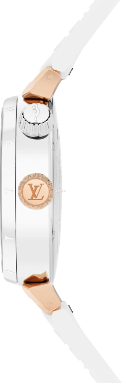 LOUIS VUITTON,Tambour Street Diver 39.50mm,39.50mm,Stainless Steel,White,Quartz,Sapphire,Crystal Glass,Round,QBB198