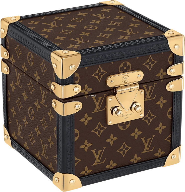 LOUIS VUITTON,Other 80mm,80mm,Stainless Steel,Brown,Coffee,Quartz,Dule Time,Sapphire,Crystal Glass,Q1Q040