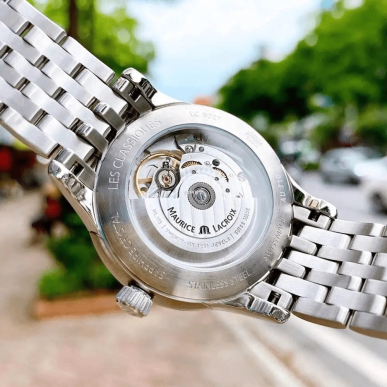 Maurice Lacroix,les classiques 38mm,38mm,Stainless Steel,Silver White,Automatic,Day,38hours,LC6027,LC6027-SS002-122