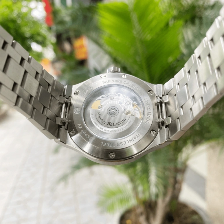 艾美,Aikon 42毫米,42毫米,不锈钢,灰色,自动上弦,日历,38小时,AI6008,AI6008-SS002-331-1