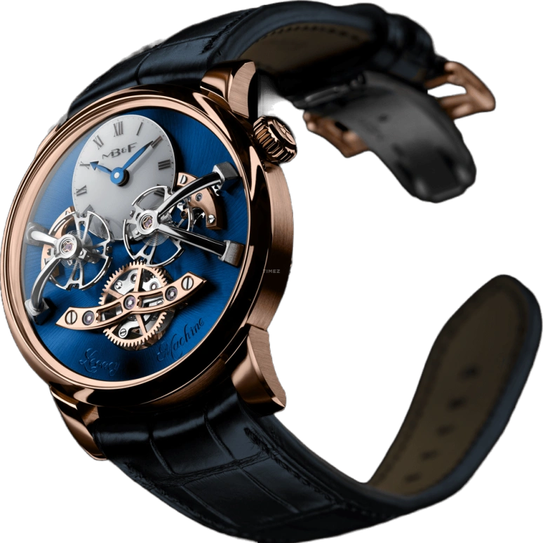 MB&F,经典机 44毫米,44毫米,红金,白色,手动上弦,45小时,自制机芯,02,02.RL.B