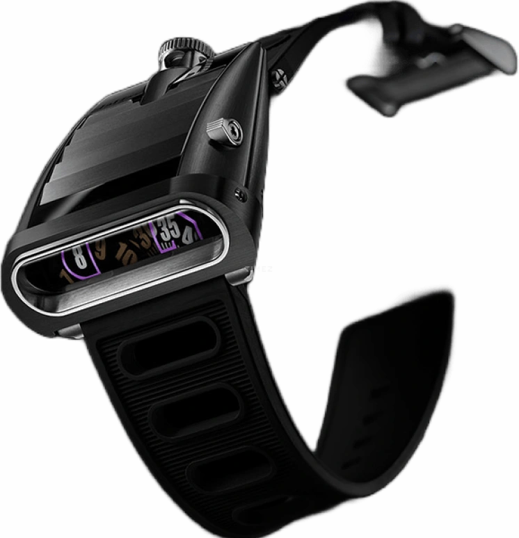 MB&F,钟表机 51.50毫米,51.50毫米,不锈钢,黑色,自动上弦,跳时,42小时,55,55.CMT.B