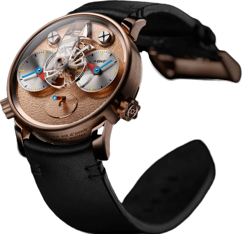 MB&F,经典机 42.50毫米,42.50毫米,红金,银色,手动上弦,动力储存指示,45小时,53,53.RL.FS