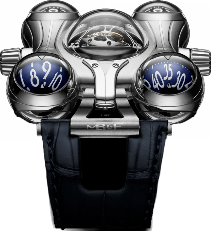 MB&F,钟表机 49.50毫米,49.50毫米,钛,黑色,手动上弦,陀飞轮擒纵,72小时,60,60.SL.B