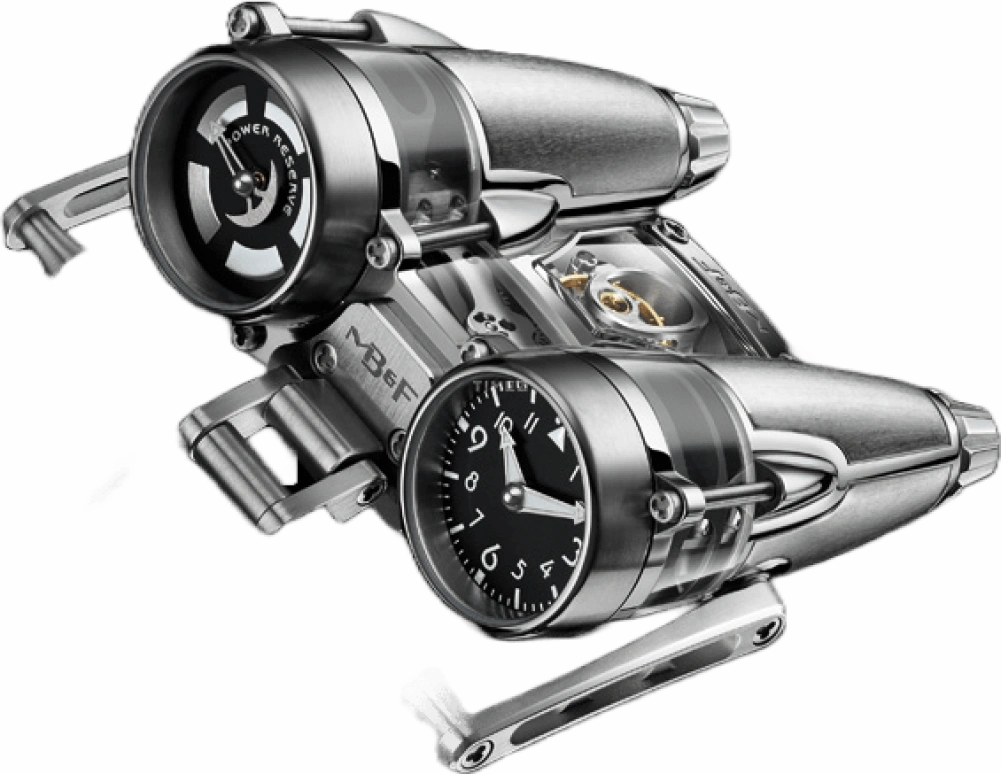 MB&F,钟表机 54毫米,54毫米,钛合金,蓝宝石,黑色,手动上弦,动力储存指示,72小时,40,40.TSL.B