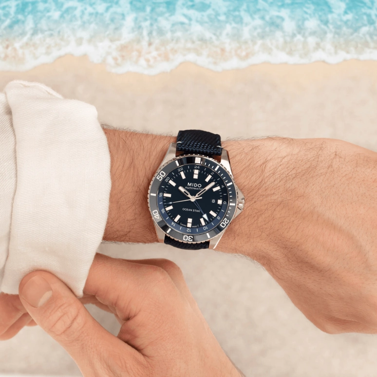 Mido,Ocean Star 44mm,44mm,Ceramic,Stainless Steel,Black,Automatic,Chronograph,Date,M026,M026.629.17.051.00