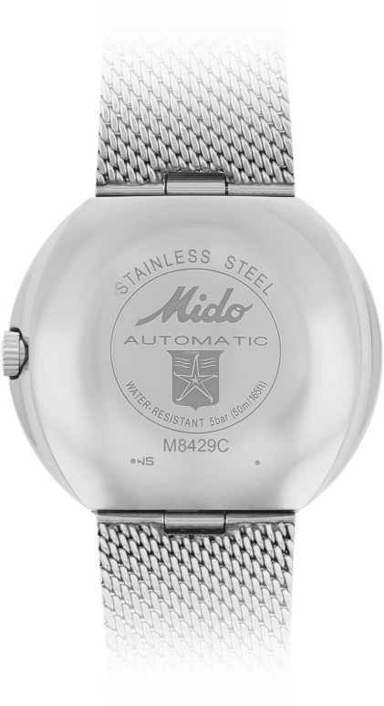 Mido,Commander 37mm,37mm,Stainless Steel,Silver,Automatic,Date,Day,M8429,M8429.4.21.13