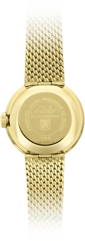 Mido,Commander 23.50mm,23.50mm,Stainless Steel,Champagne,Automatic,Date,Day,M7169,M7169.3.72.13